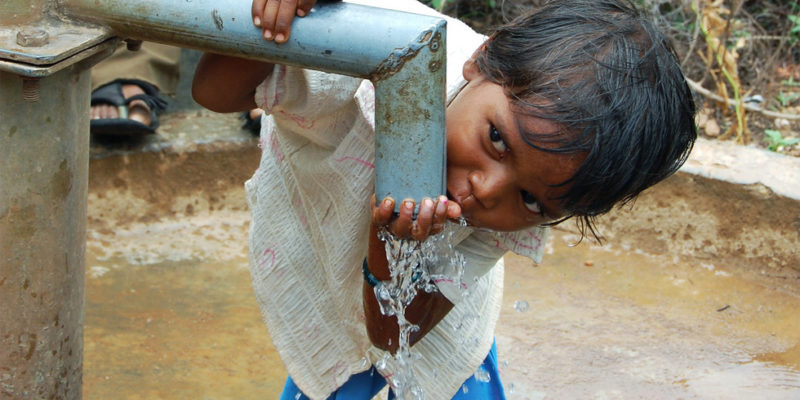Gospel for Asia - Boy getting water