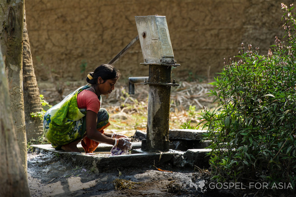 clean water well - gospel for asia 2017