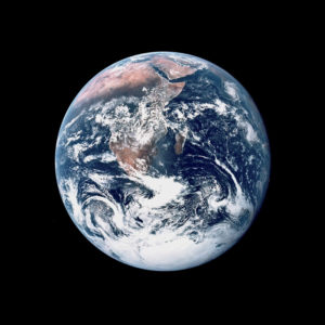 The blue marble photo of Earth
