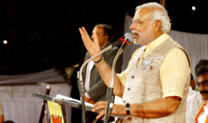 Prime Minister Modi campaigned to end open defecation and build latrines for India.