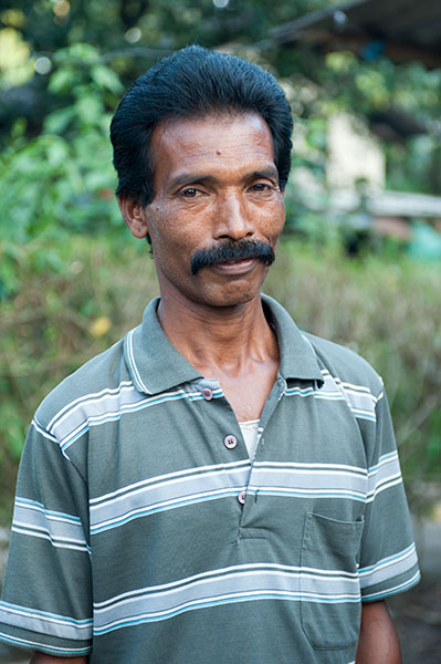Iniyavan made only 2,400 rupees a month, which was equivalent to about $37 (USD) a month. He wasn’t able to save enough money to construct a toilet.