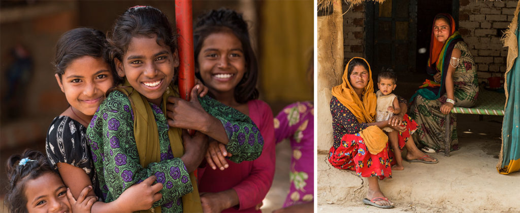 Women and girls are often at risk when open defecation is the only option for relieving themselves. Thankfully, these precious faces can smile because a toilet facility was recently built in their village.