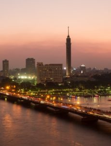 Cairo at sunset