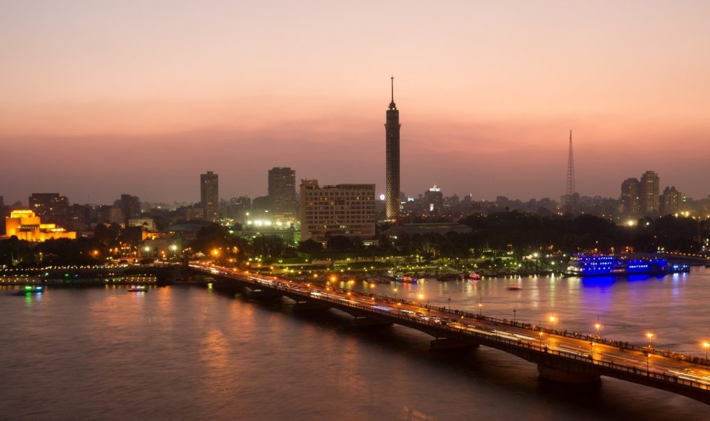 Cairo at sunset