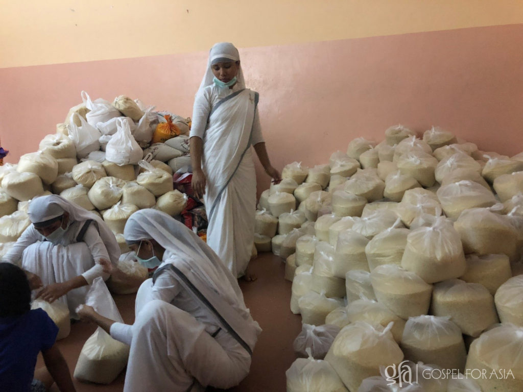 GFA-supported Sister of Compassion Prepare Essentials for Flood Survivors