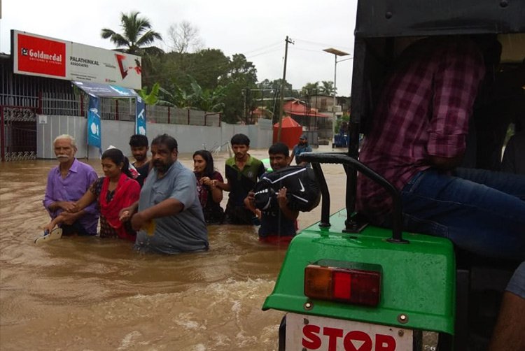 Kerala, India, experienced flooding due to monsoon rains that have not been seen or experienced since 1924.