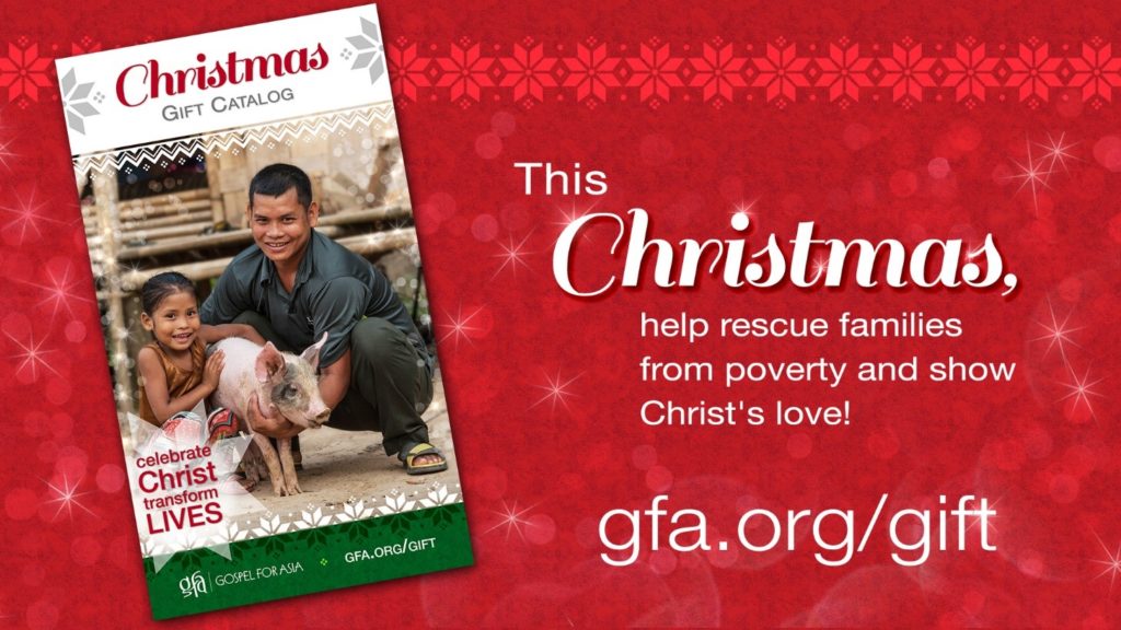 GFA offers a way to reconsider our perspective on Christmas through its Christmas Gift Catalog theme “Celebrate Christ and Transform Lives.”
