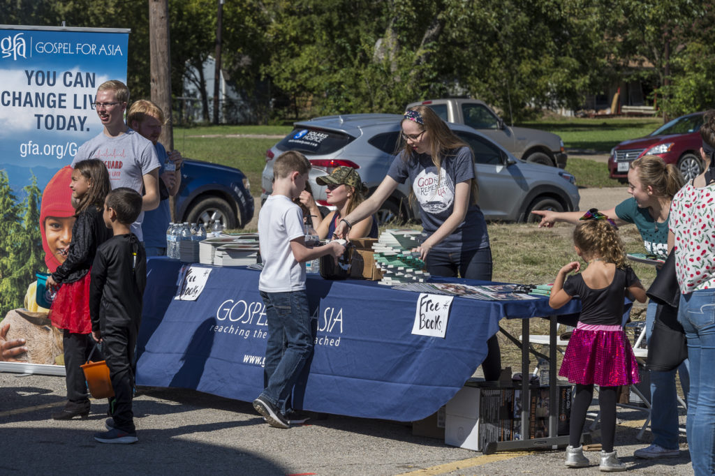 GFA participated in this year's Boo-on-the-Bricks for residents to learn about our organization and for us to get better acquainted with them.