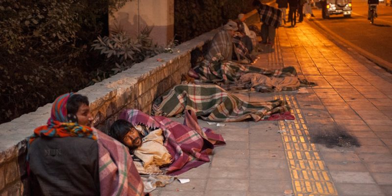 More than three million men, women, and children in India’s capital city are homeless. They sleep on the streets regardless of the weather. As I write, it is 3:45 a.m. in Delhi and the temperature is 43° F.