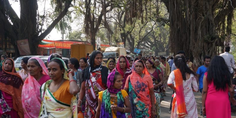 Five million women gathered in a single "women's wall" line along a 385-mile stretch of National Highway 66 on January 1, 2019