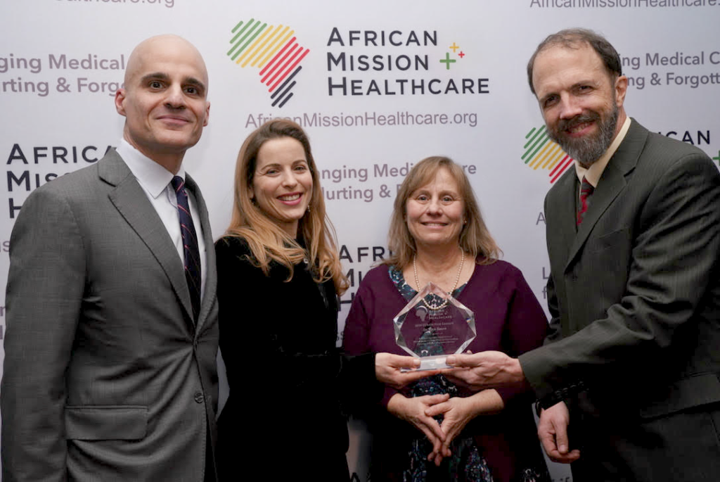 SIM Missionary, 56-year-old-Dr. Rick Sacra, Massachusetts native, received the prestigious 2018 AMH Rabbi Erica and Mark Gerson L’Chaim (“To Life”) Prize for Outstanding Christian Medical Missionary Service last night (Jan. 31, 2019).