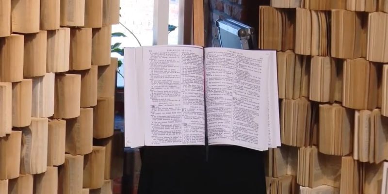The opening of the Bible Museum in Timisoara is an unprecedented event in Romania. Over 500 copies of the Holy Book, part of pastor Ionel Tutac's personal collection, are on public display in an art gallery inside the Theseria bastion.
