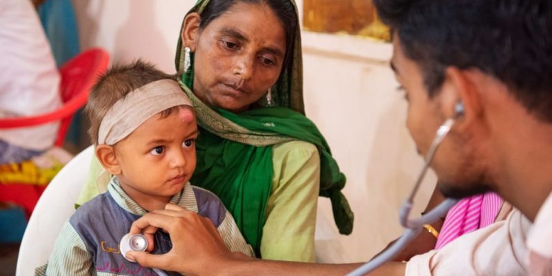 Gospel for Asia-supported medical camps are organized in places where people live and provide the medical services freely as a demonstration of the grace of the Lord Jesus Christ.