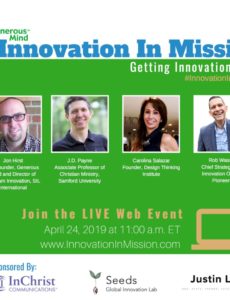 Online "Innovation Forum" on April 24 aims to help cause-oriented nonprofits carry ideas through to completion, says think-tank Generous Mind