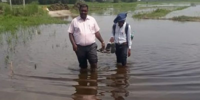 While the Chennai state is plagued by drought, other parts of India, Nepal, and Bangladesh are enduring the annual monsoon season. Many are fleeing their homes and villages for safer ground due to the flooding.