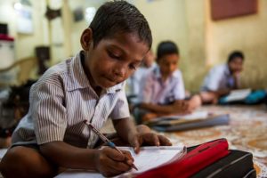 Shetal, an 8 year-old Bridge of Hope student