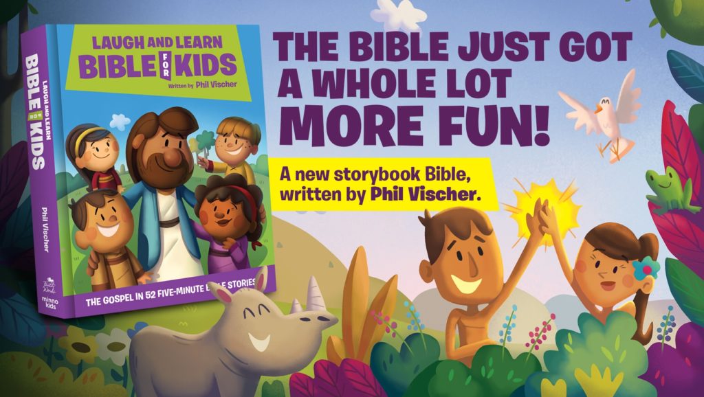 FaithWords is pleased to announce its most significant kids publication to date by author Phil Vischer—the Laugh and Learn Bible for Kids.