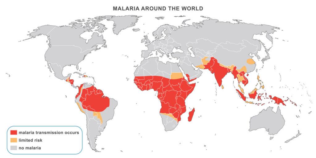 Malaria around the world