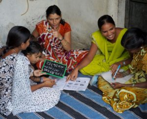 Literacy training helps equip women to succeed in society.