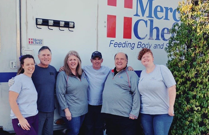 The faith-based, not-for-profit mobile kitchen food service, Mercy Chefs, has served more than 2,000,000 meals in disaster recovery areas across the US.