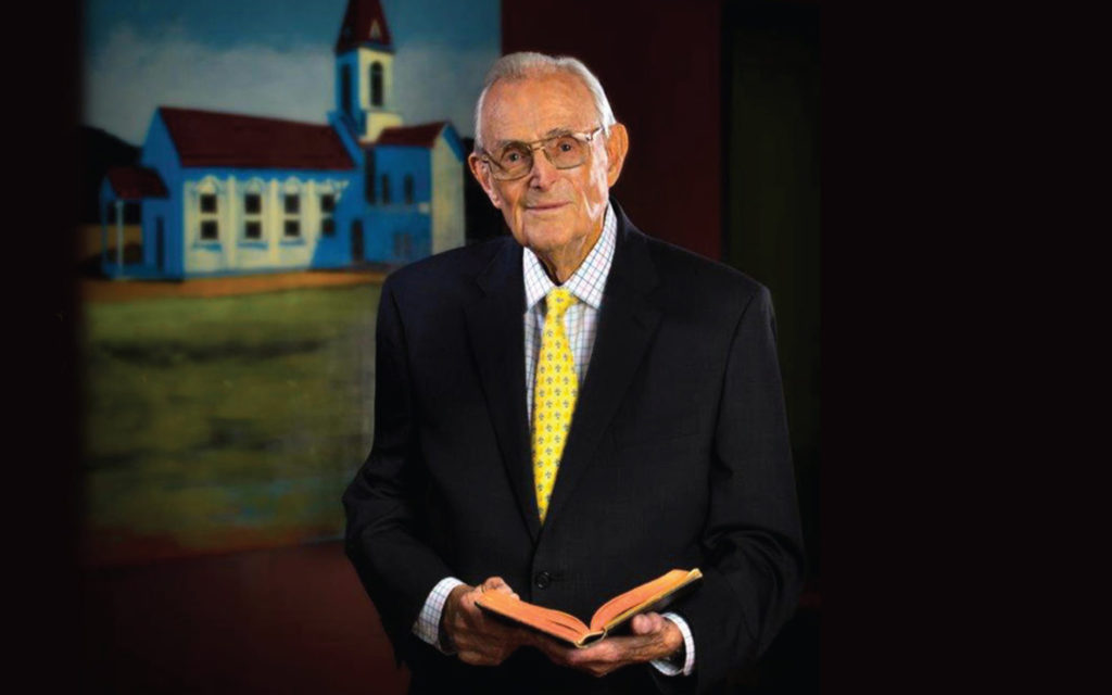Today, International Cooperating Ministries announces the passing of its beloved founder, Dois Irvin Rosser, Jr. November 12, at age 98.