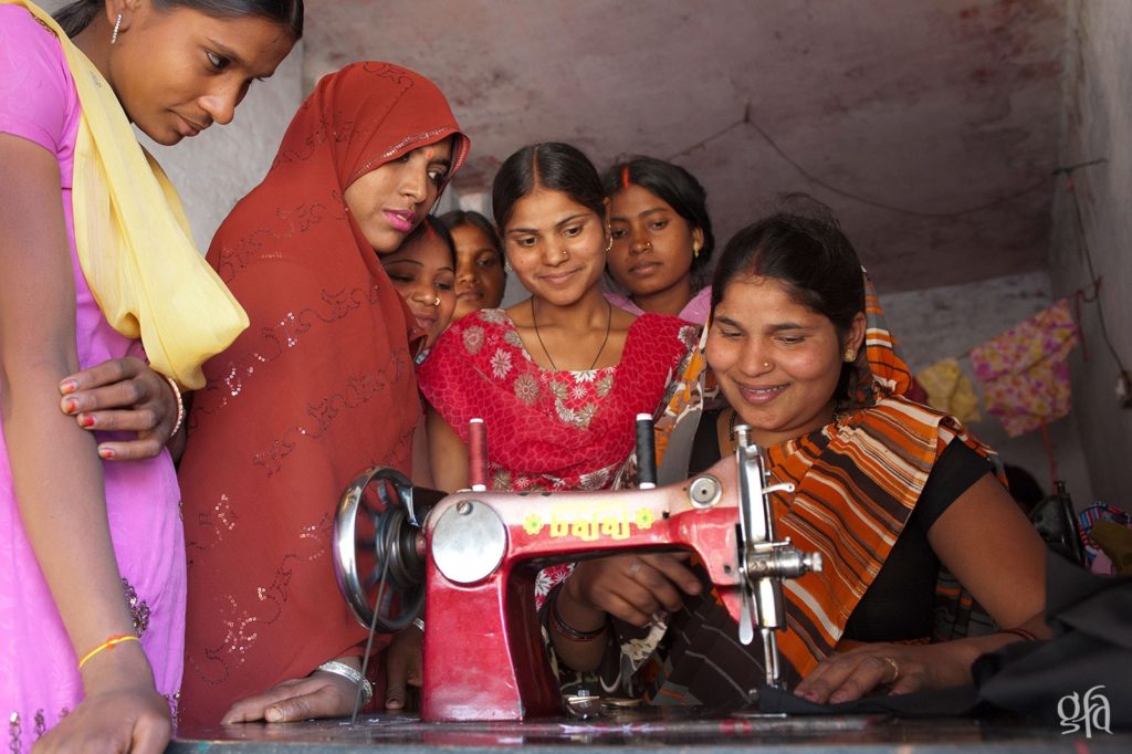 Sewing machines provide income and dignity to women in cultures where neither were regularly available.