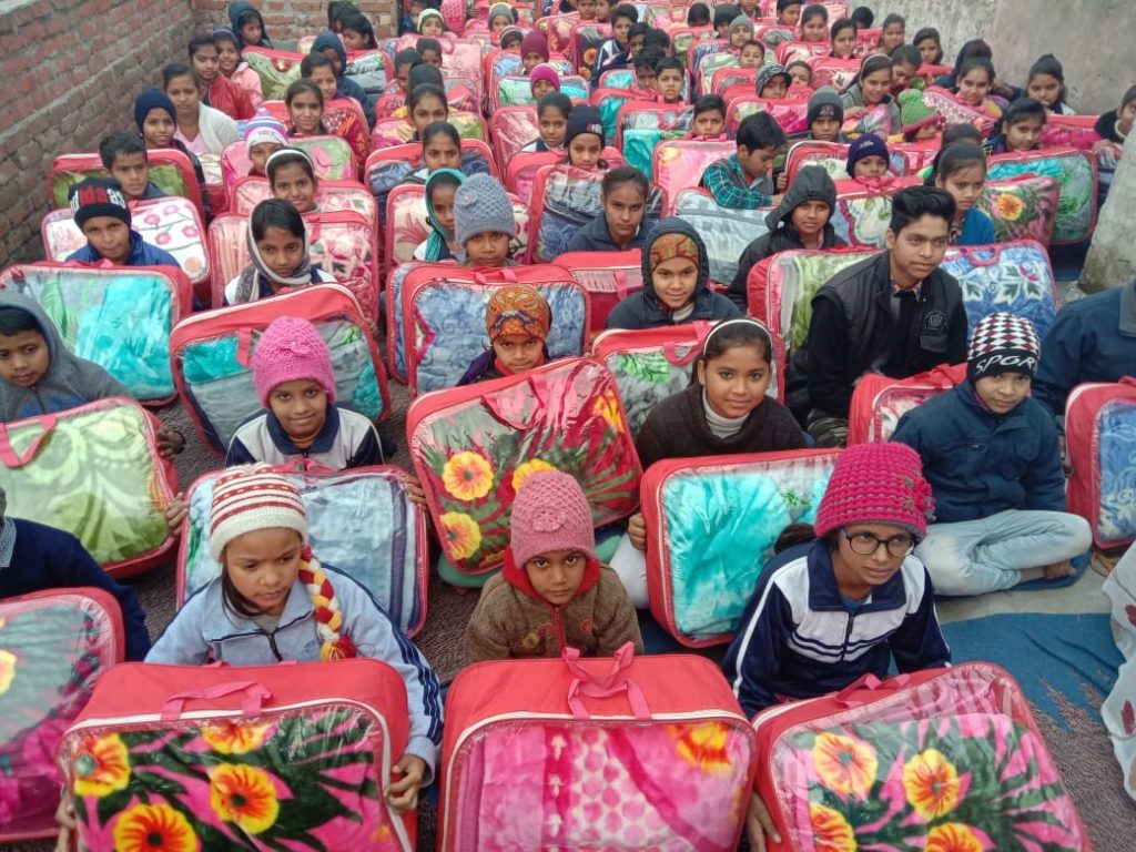 Gospel for Asia reported the distribution of warm blankets to children in the higher elevations where winter cold has set in.