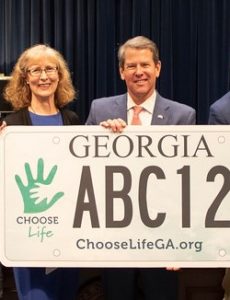 Choose Life presented the new "Choose Life" license plate. It is now available for those who want to promote the preciousness of all human life.