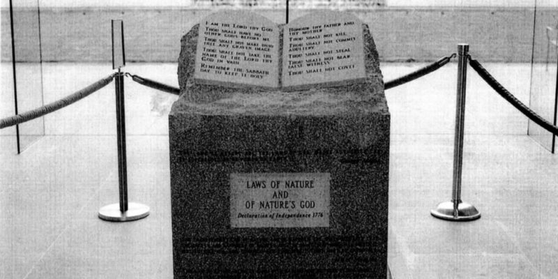 February 11, 2020, "Ten Commandments Monument" will be returned to Montgomery, Alabama, at One Dexter Avenue, first floor of the Foundation for Moral Law.