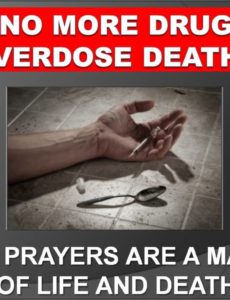 April 10th – 11th, 2021 - the 31st Annual "Just Pray NO!" to drugs Worldwide Weekend of Prayer & Fasting for the addicted and their families.