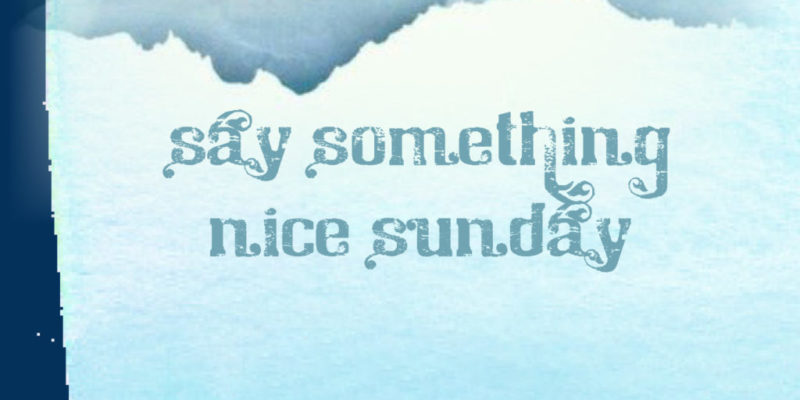 The fourteenth annual celebration of Say Something Nice Sunday is scheduled for June 7, this year. During this pandemic our words are even more important.