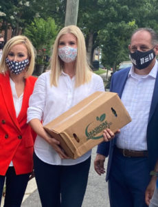 Ivanka Trump joined CityServe and its partners at the DC Dream Center to distribute food boxes from the USDA Farmers to Families Food Box distribution