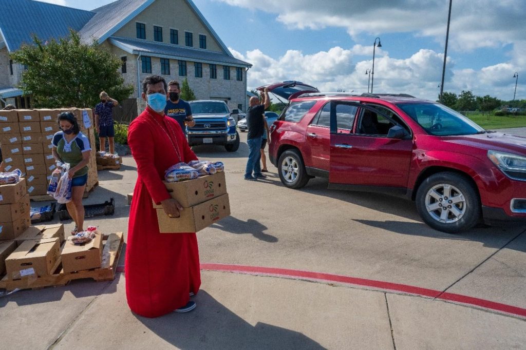 Bishop Danny Yohannan/Bishop Danny Punnose: Gospel for Asia and volunteers are gearing up to give away 1,400+ food relief to local families, including those hit by COVID-19 income loss
