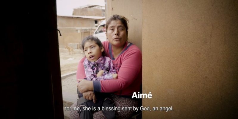 Through Joni and Friends, Angela's mother received the answer to her prayer request - a custom-made wheelchair and a Bible