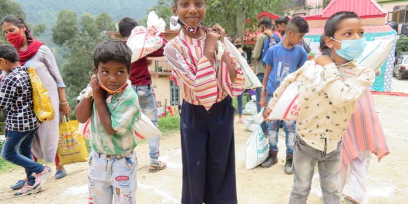Gospel for Asia - GFA World - helps to distribute food kits to more than 70,000 utterly desperate families to defy COVID 19 starvation