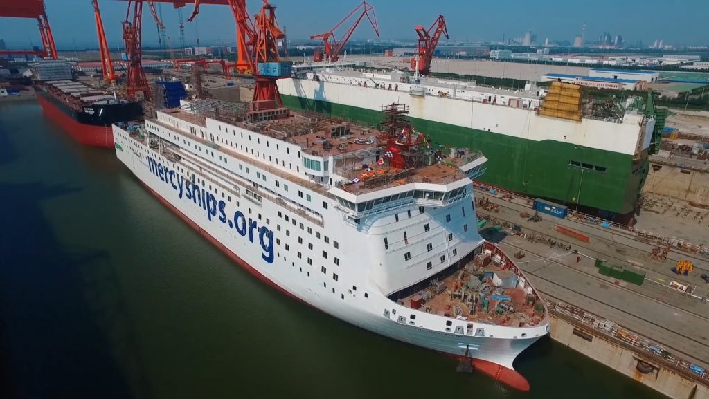 Mercy Ships announced Global Mercy, the world's largest charity hospital ship capable of more than doubling the surgical & training capacity