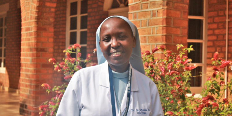 Dr. Sister Priscilla Busingye (Uganda) received the AMH Gerson L’Chaim (“To Life”) Prize for Outstanding Christian Medical Missionary Service