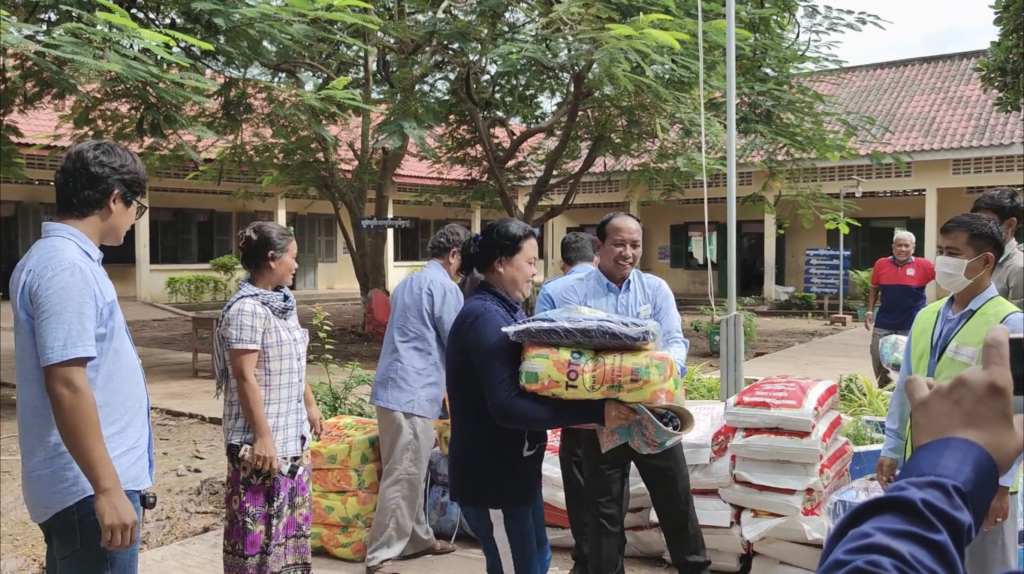 Samaritan’s Purse is providing emergency supplies, food and water, to families in Cambodia adversely affected by Tropical Storm Nangka