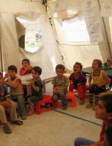 Tent Schools International demonstrates the love of Jesus Christ for displaced children by providing safe, compassionate learning environments