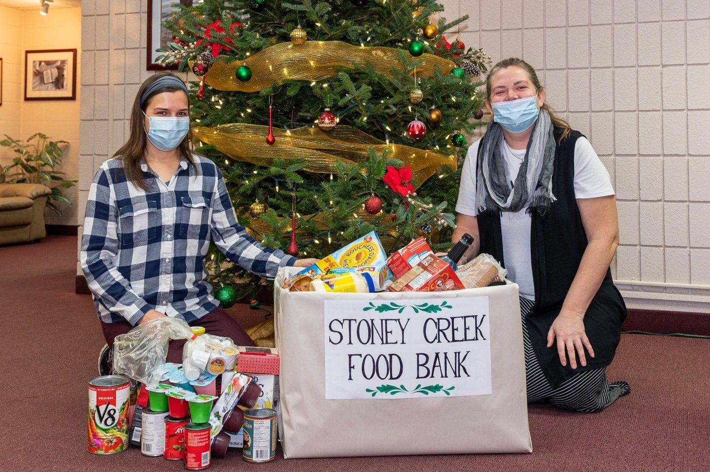 GFA World joins with their community to provide for citizens in need during the COVID pandemic through food bank donations.