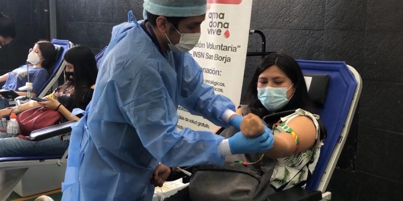 In Peru, Christian youth recruited volunteers to donate blood, to help save lives and improve the health of sick children amid COVID.