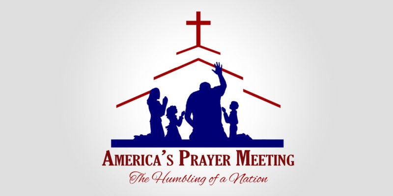 America's Prayer Meeting, promoted by the National Prayer Committee, the sponsoring group for the National Day of Prayer.