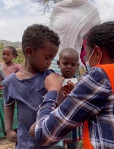 Samaritan’s Purse is helping to feed hungry children in northern Ethiopia who are at risk of acute malnutrition, due to food shortages