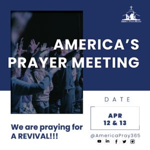 More than a hundred-thousand people joined America's Prayer Meeting I, a national, virtual prayer event Livestreamed across the nation.