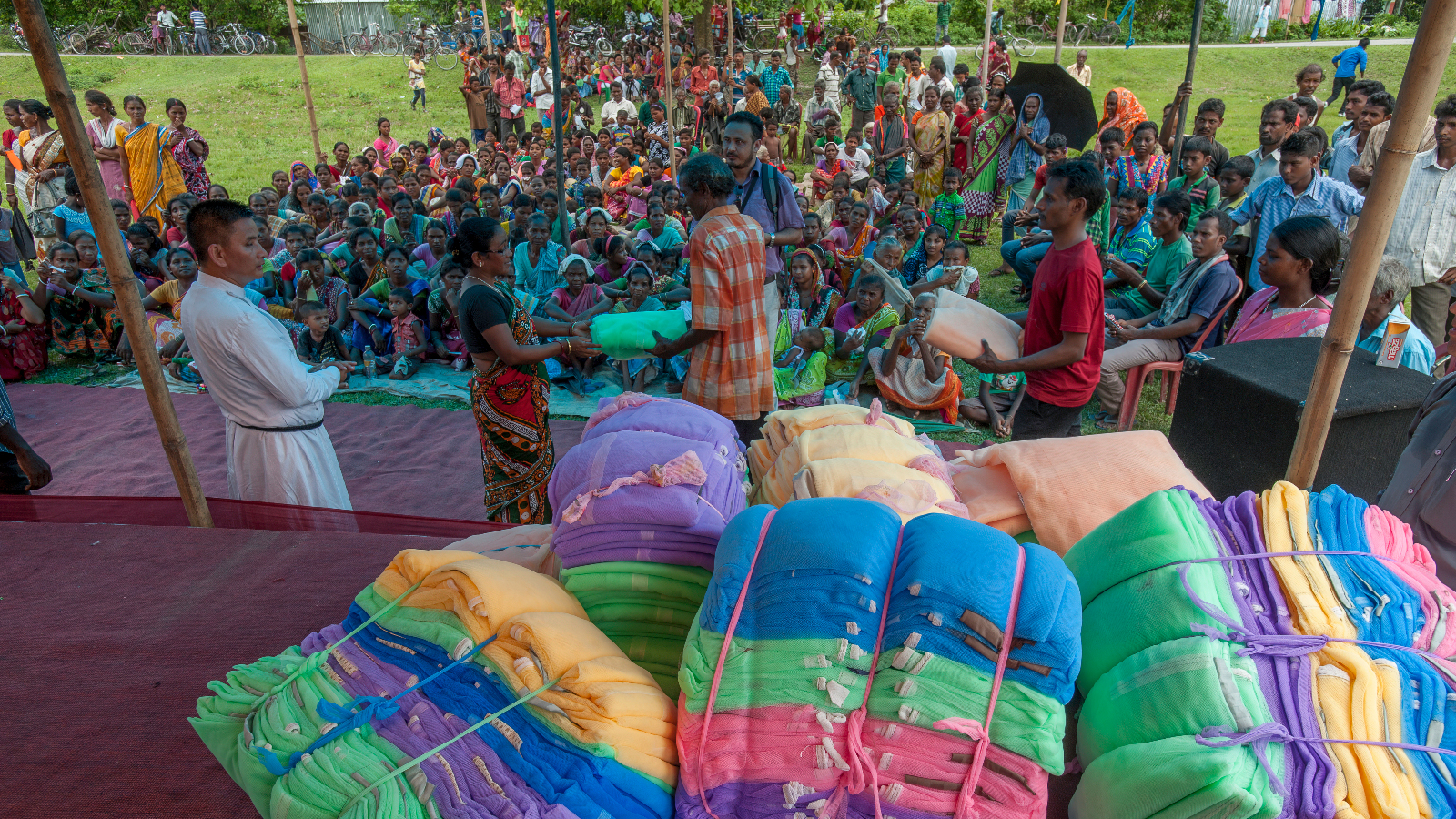 Local Believers Eastern Church distributed over eight hundred mosquito nets to villagers from economically poor backgrounds.