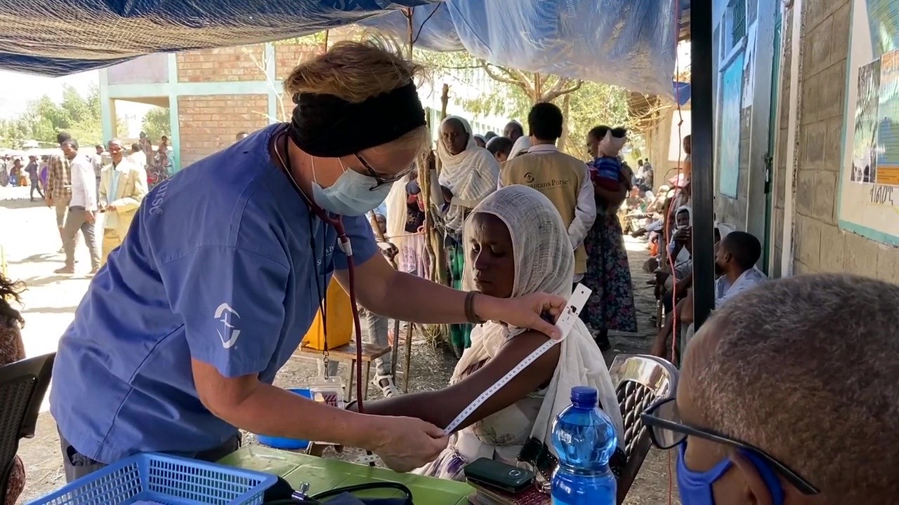 Samaritan's Purse provides medical care to suffering families in Ethiopia where clinics, hospitals are overwhelmed/ incapacitated by vandalism