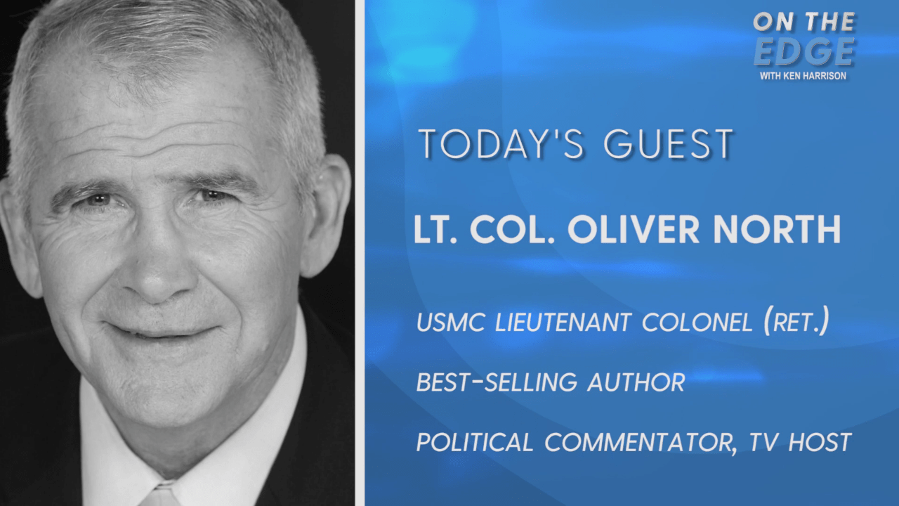 Lieutenant Colonel Oliver North discusses the mental health crisis among active duty armed forces & veterans living with post-traumatic stress