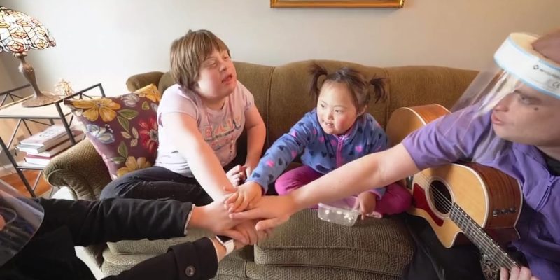 Hugh and Pat from White Bear Lake, in Minnesota have two special needs children with Down syndrome, but they are exhausted