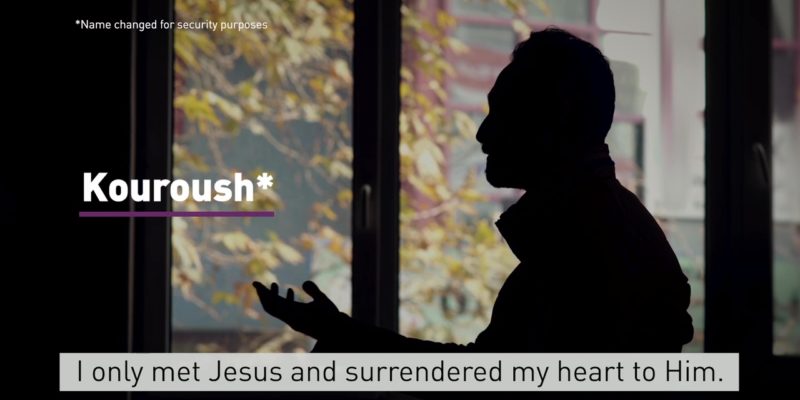 Kouroush* is a Iranian Christian now living in a Refugee Center in Turkey, after he fled to escape persecution, leaving everything behind.