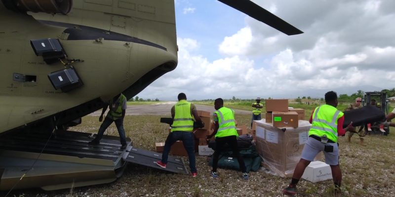 Emergency Field Hospital Arrives in Les Cayes, Haiti